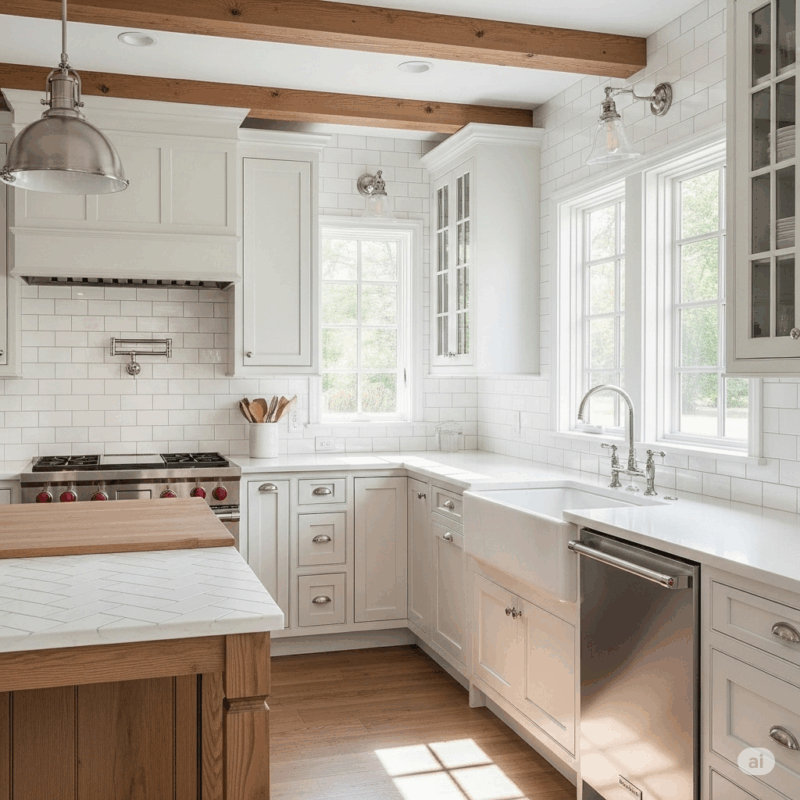 The Best Tiles for Creating a Modern Farmhouse Look in Your Kitchen