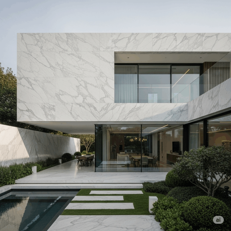 How to Choose the Best Marble for Your Home's Exterior Facade