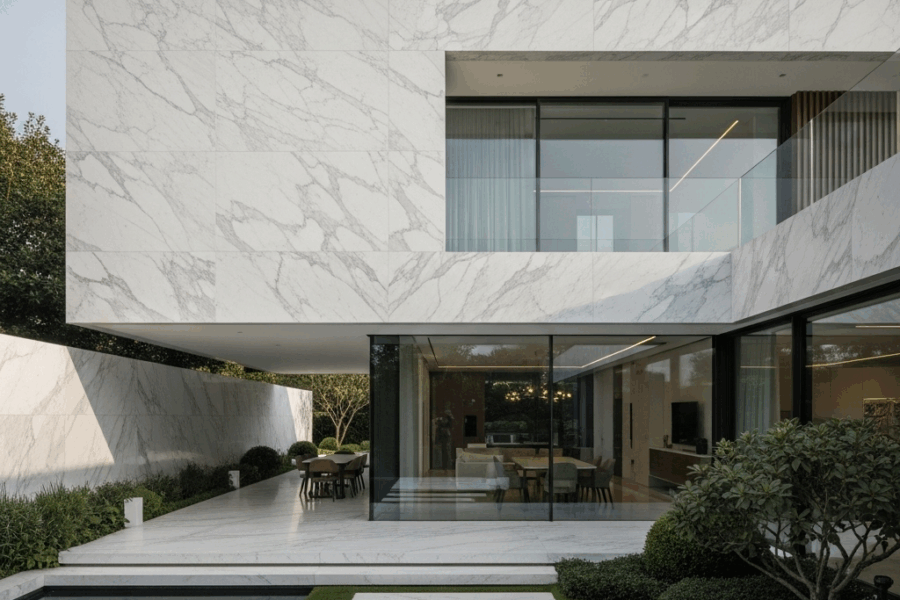 How to Choose the Best Marble for Your Home's Exterior Facade