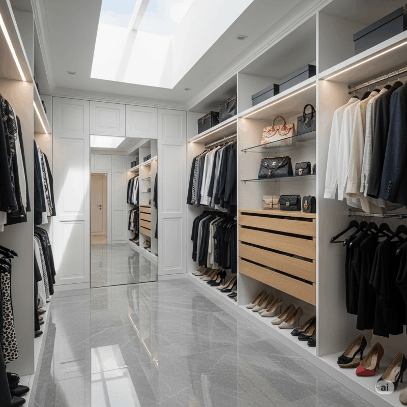 How to Use Tile in Your Walk-In Closet for a Luxurious Touch