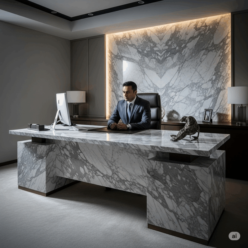 Incorporating Marble in Your Office Design: Elegance Meets Functionality