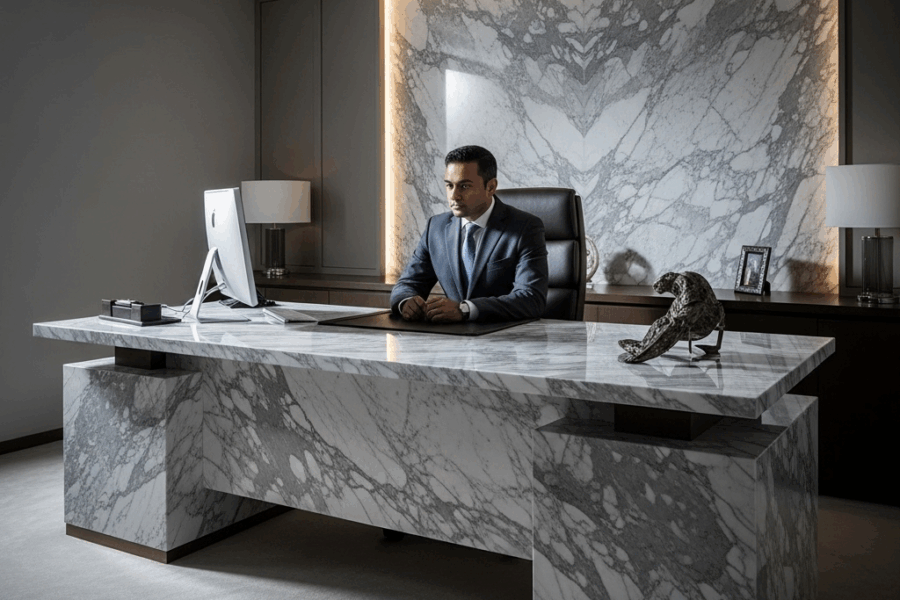 Incorporating Marble in Your Office Design: Elegance Meets Functionality