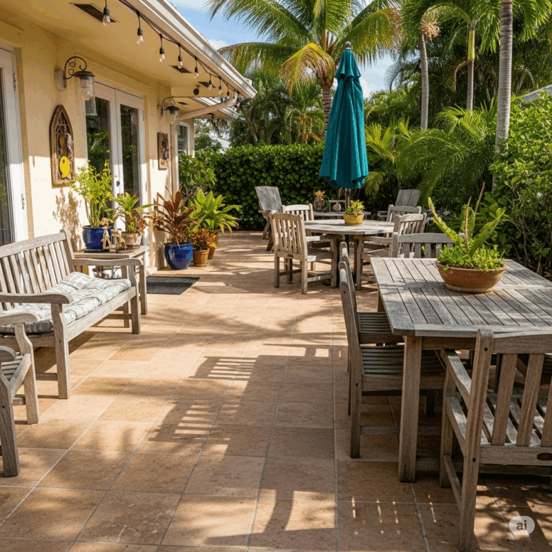 The Best Tile Choices for Creating a Rustic Patio in Delray Beach