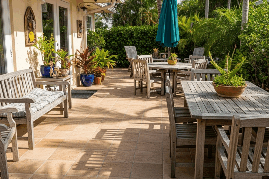 The Best Tile Choices for Creating a Rustic Patio in Delray Beach