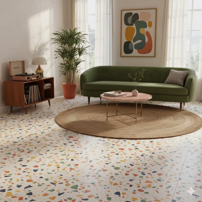 How to Incorporate Terrazzo Tile for a Retro-Chic Look