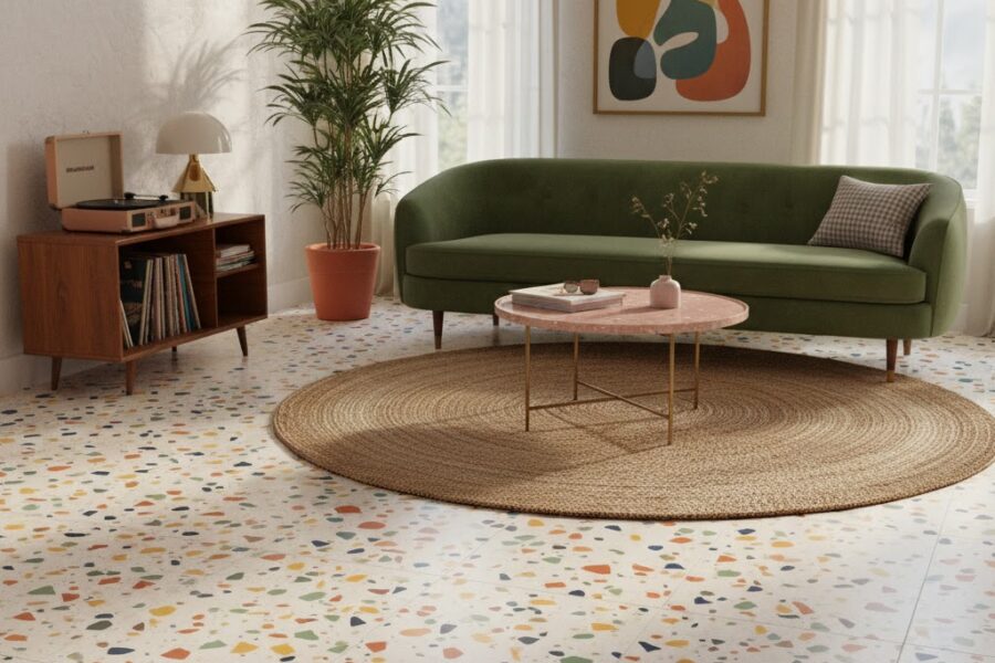 How to Incorporate Terrazzo Tile for a Retro-Chic Look