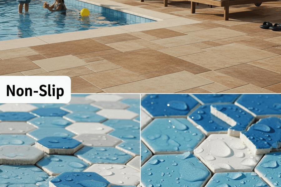 The Best Non-Slip Tile Options for Outdoor Spaces and Pool Decks