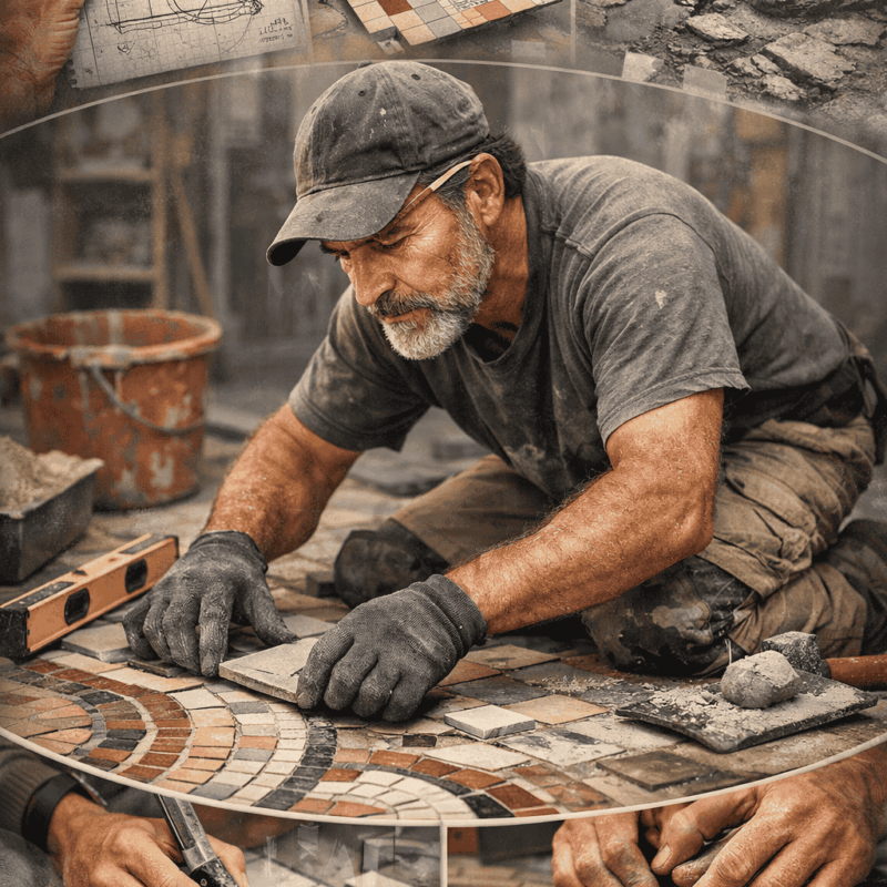 Inside the Mind of a Master Tile Setter: Skills Machines Can’t Replace