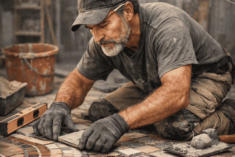 Inside the Mind of a Master Tile Setter: Skills Machines Can’t Replace