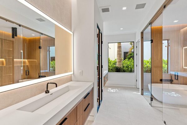 17344 Northway Circle — Tylo Development custom home featuring imported porcelain, slab & natural stone from Just Tile & Marble, Delray Beach